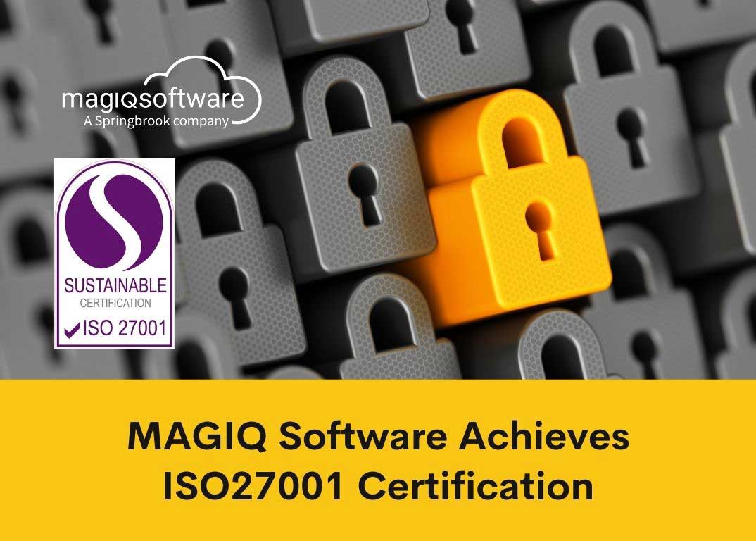 MAGIQ Software Achieves ISO 27001 Certification