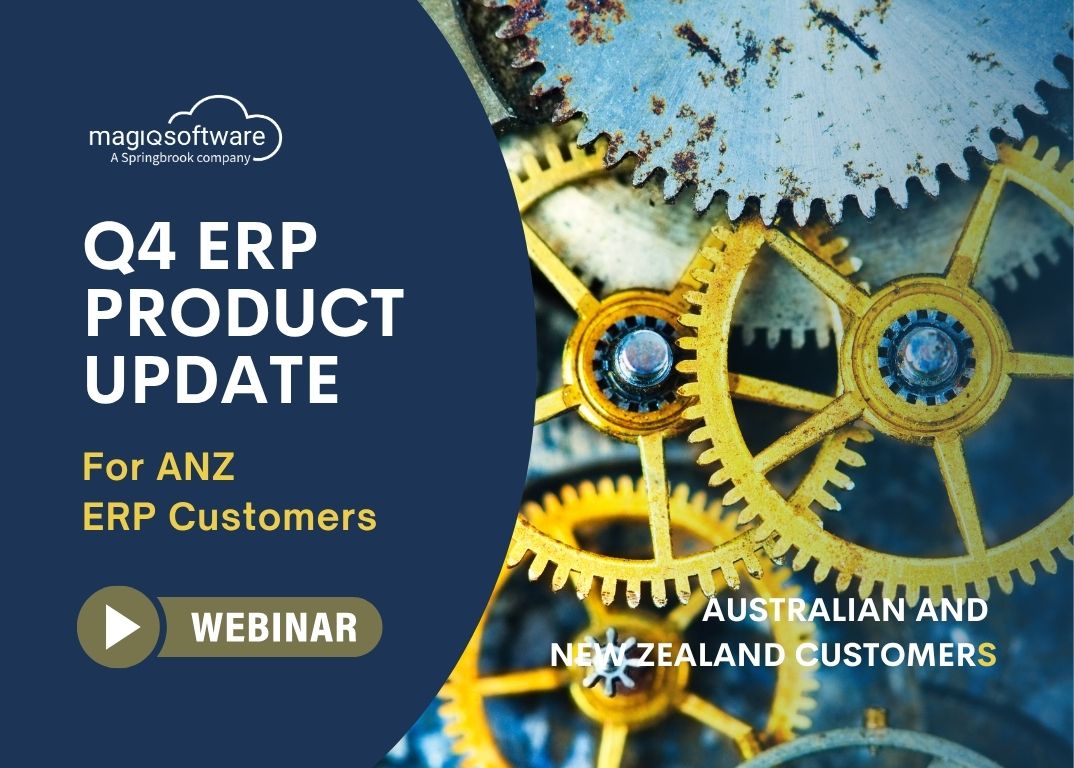 Join us for the MAGIQ Software ERP Product Update Webinar to stay ahead of the game. Discover strategic insights, recent accomplishments, and cutting-edge enhancements in our software.