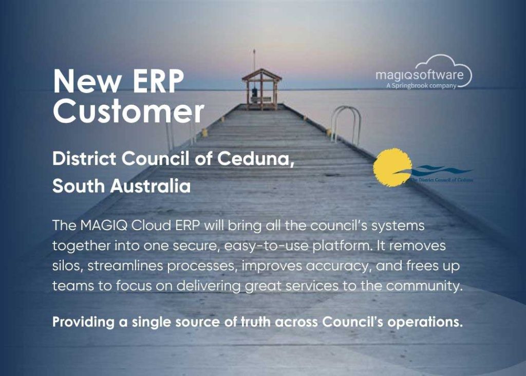 District Council of Ceduna Selects the MAGIQ Cloud ERP to Power Modern Council Operations