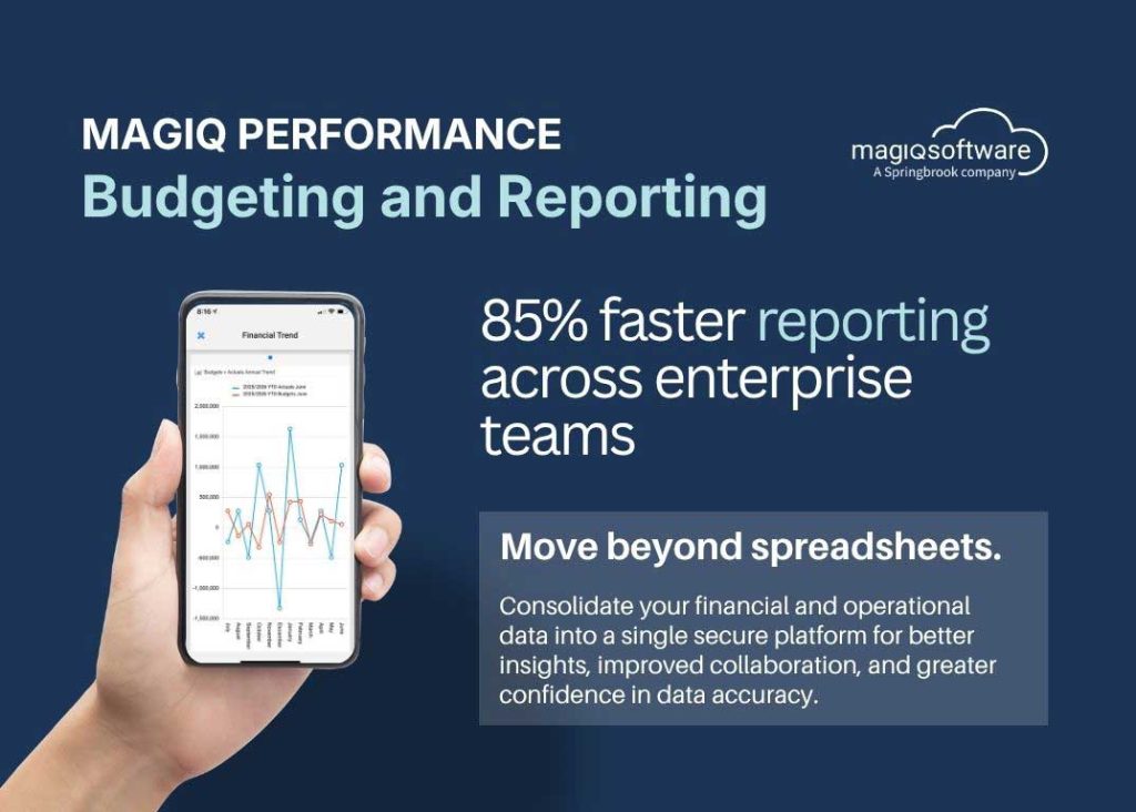 MAGIQ Performance budgeting and reporting solution. Move beyond spreadsheets.