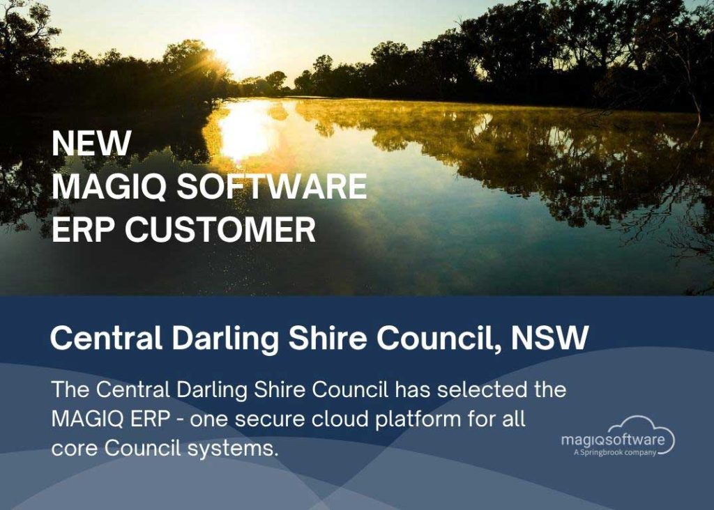 Central Darling Shire Council in New South Wales has chosen the MAGIQ ERP to run its council operations, and we couldn't be happier to welcome them aboard.