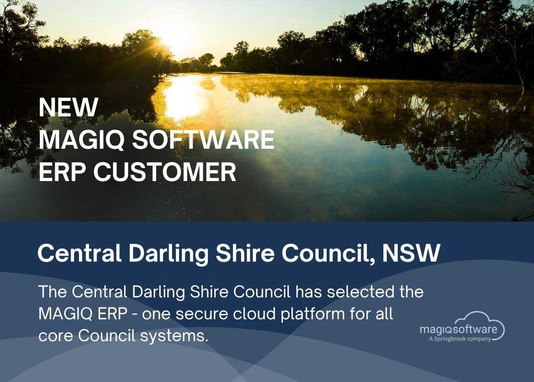 Central Darling Shire Council in New South Wales has chosen the MAGIQ ERP to run its council operations, and we couldn't be happier to welcome them aboard.