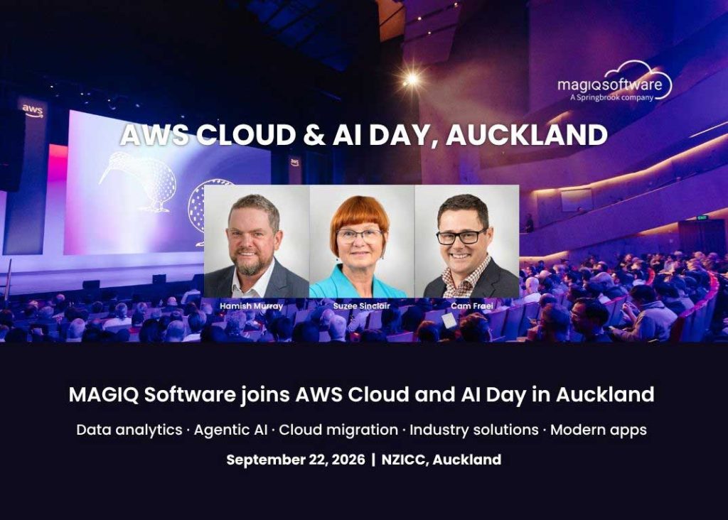 MAGIQ Software joins AWS Cloud and AI Day in Auckland