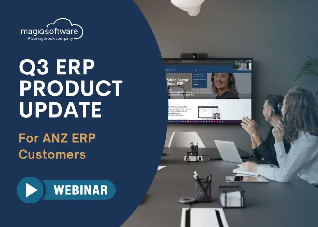 Join the MAGIQ Software Q3 ERP Product Update Webinar